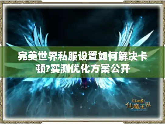 完美世界私服设置如何解决卡顿?实测优化方案公开