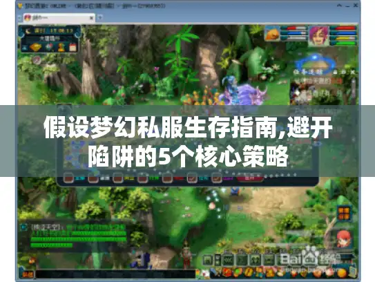 假设梦幻私服生存指南,避开陷阱的5个核心策略