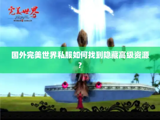 国外完美世界私服如何找到隐藏高级资源?