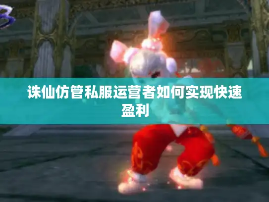 诛仙仿管私服运营者如何实现快速盈利