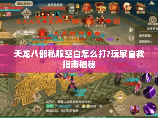 天龙八部私服空白怎么打?玩家自救指南揭秘