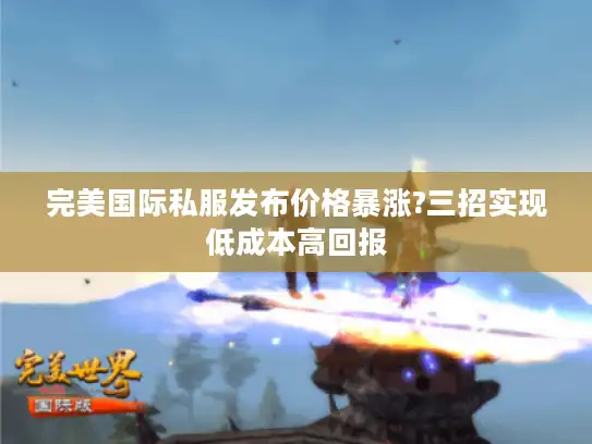 完美国际私服发布价格暴涨?三招实现低成本高回报