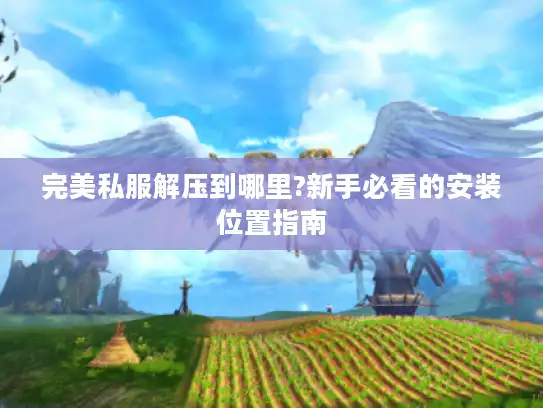 完美私服解压到哪里?新手必看的安装位置指南