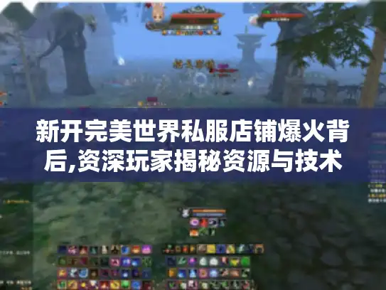 新开完美世界私服店铺爆火背后,资深玩家揭秘资源与技术黑箱