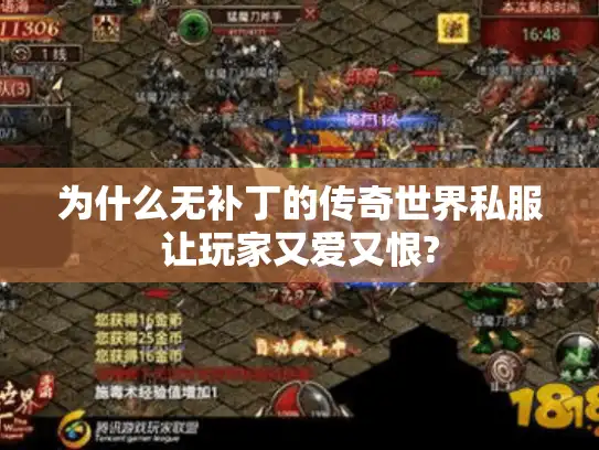 为什么无补丁的传奇世界私服让玩家又爱又恨?