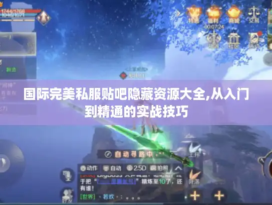 国际完美私服贴吧隐藏资源大全,从入门到精通的实战技巧