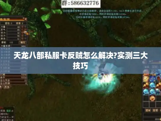 天龙八部私服卡反贼怎么解决?实测三大技巧 天龙八部私服卡反贼怎么解决?实测三大技巧