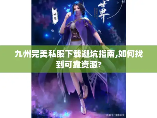 九州完美私服下载避坑指南,如何找到可靠资源?