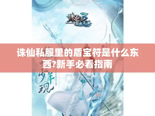 诛仙私服里的盾宝符是什么东西?新手必看指南