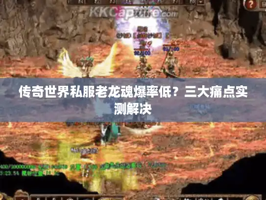 传奇世界私服老龙魂爆率低？三大痛点实测解决