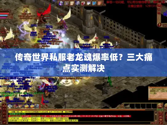 传奇世界私服老龙魂爆率低？三大痛点实测解决