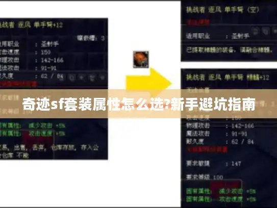 奇迹sf套装属性怎么选?新手避坑指南 奇迹sf套装属性怎么选?新手避坑指南
