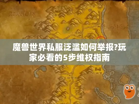魔兽世界私服泛滥如何举报?玩家必看的5步维权指南