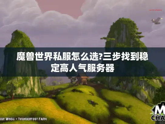 魔兽世界私服怎么选?三步找到稳定高人气服务器