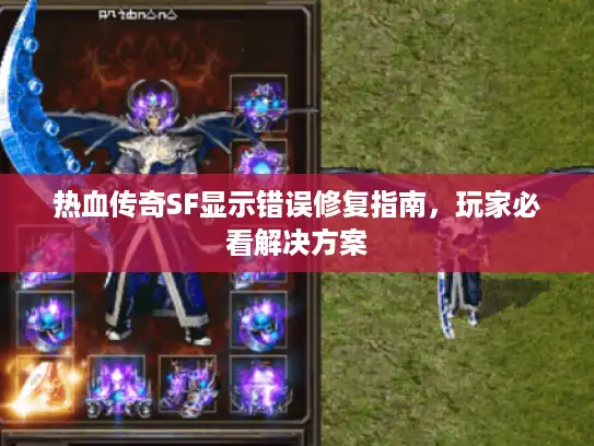 热血传奇SF显示错误修复指南，玩家必看解决方案