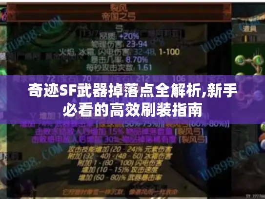 奇迹SF武器掉落点全解析,新手必看的高效刷装指南