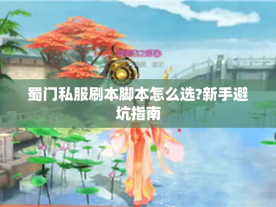 蜀门私服刷本脚本怎么选?新手避坑指南