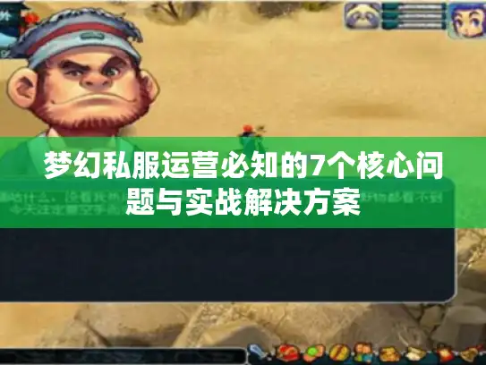 梦幻私服运营必知的7个核心问题与实战解决方案 梦幻私服运营必知的7个核心问题与实战解决方案