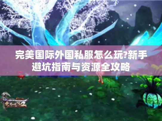 完美国际外国私服怎么玩?新手避坑指南与资源全攻略 完美国际外国私服怎么玩?新手避坑指南与资源全攻略
