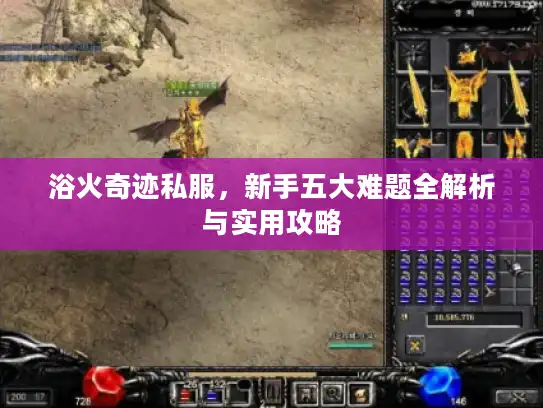 浴火奇迹私服，新手五大难题全解析与实用攻略