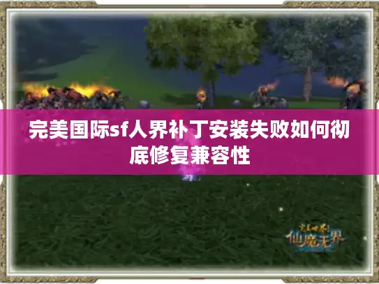 完美国际sf人界补丁安装失败如何彻底修复兼容性 完美国际sf人界补丁安装失败如何彻底修复兼容性