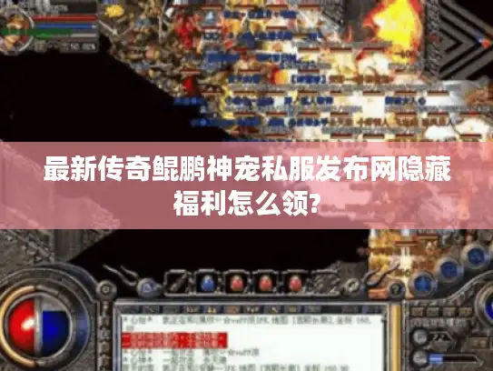 最新传奇鲲鹏神宠私服发布网隐藏福利怎么领?