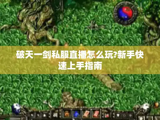 破天一剑私服直播怎么玩?新手快速上手指南 破天一剑私服直播怎么玩?新手快速上手指南