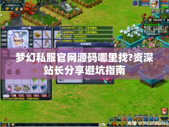 梦幻私服官网源码哪里找?资深站长分享避坑指南