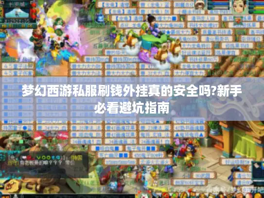 梦幻西游私服刷钱外挂真的安全吗?新手必看避坑指南