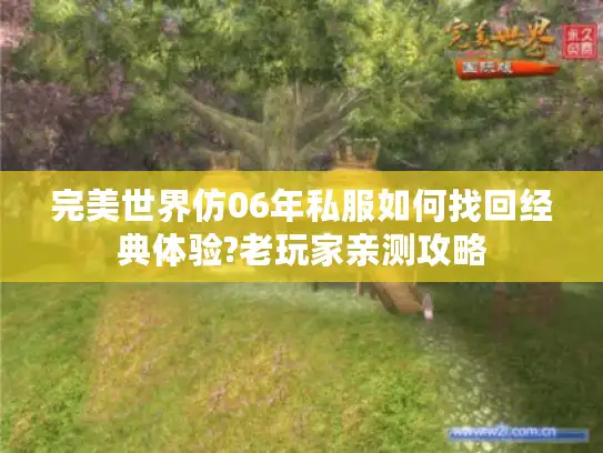 完美世界仿06年私服如何找回经典体验?老玩家亲测攻略 完美世界仿06年私服如何找回经典体验?老玩家亲测攻略