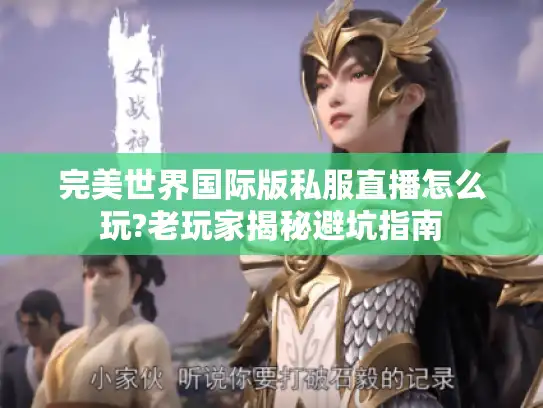 完美世界国际版私服直播怎么玩?老玩家揭秘避坑指南