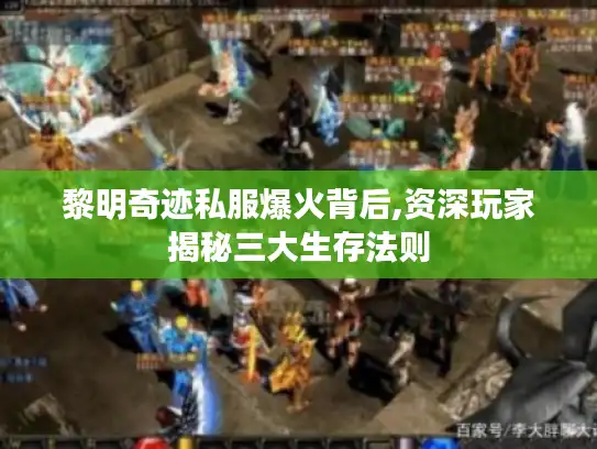 黎明奇迹私服爆火背后,资深玩家揭秘三大生存法则