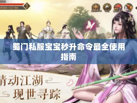 蜀门私服宝宝秒升命令最全使用指南