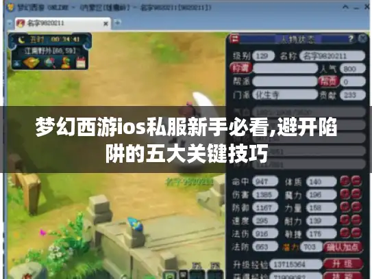 梦幻西游ios私服新手必看,避开陷阱的五大关键技巧 梦幻西游ios私服新手必看,避开陷阱的五大关键技巧