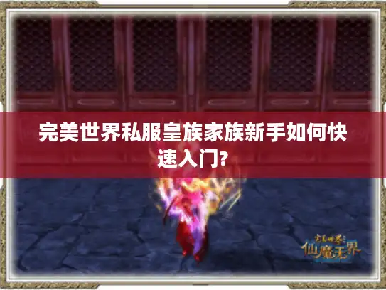完美世界私服皇族家族新手如何快速入门?