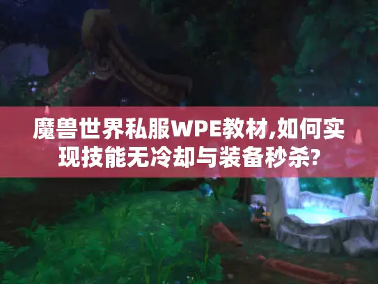 魔兽世界私服WPE教材,如何实现技能无冷却与装备秒杀?