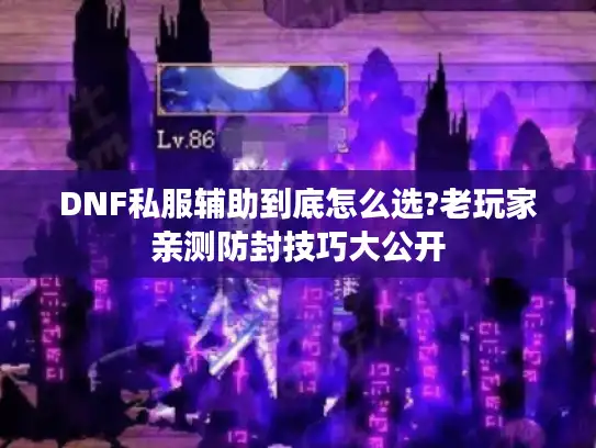 DNF私服辅助到底怎么选?老玩家亲测防封技巧大公开