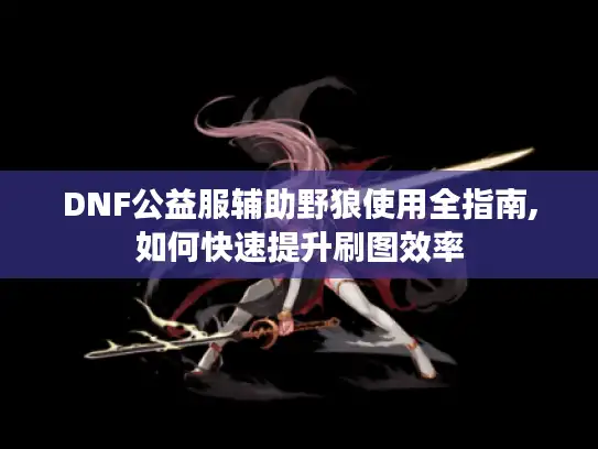 DNF公益服辅助野狼使用全指南,如何快速提升刷图效率 DNF公益服辅助野狼使用全指南,如何快速提升刷图效率