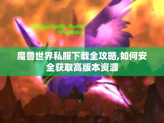 魔兽世界私服下载全攻略,如何安全获取高版本资源