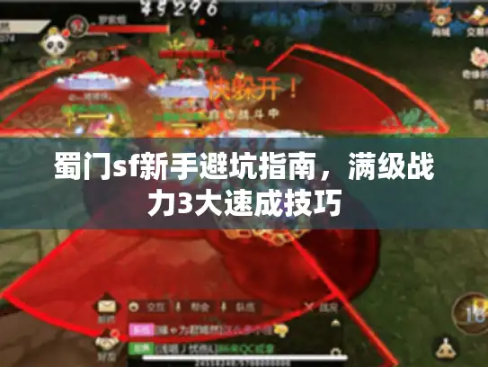 蜀门sf新手避坑指南，满级战力3大速成技巧