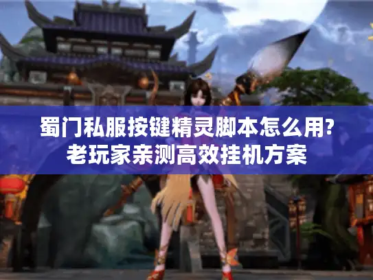 蜀门私服按键精灵脚本怎么用?老玩家亲测高效挂机方案
