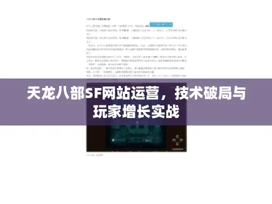 天龙八部SF网站运营，技术破局与玩家增长实战