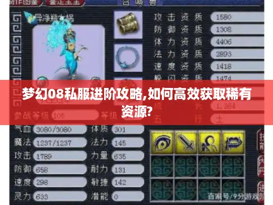 梦幻08私服进阶攻略,如何高效获取稀有资源? 梦幻08私服进阶攻略,如何高效获取稀有资源?