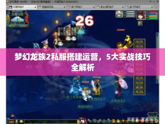 梦幻龙族2私服搭建运营，5大实战技巧全解析