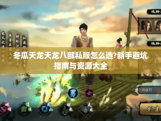 冬瓜天龙天龙八部私服怎么选?新手避坑指南与资源大全
