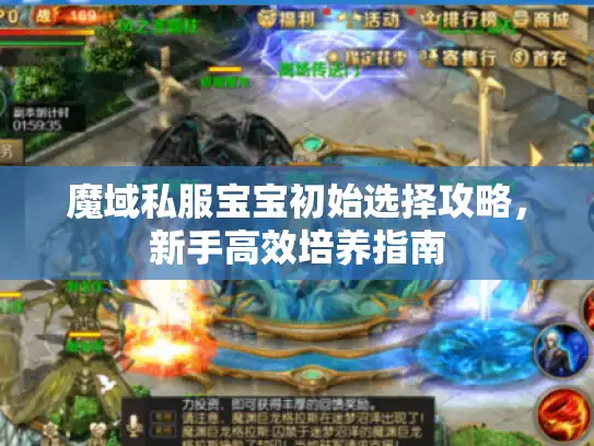 魔域私服宝宝初始选择攻略，新手高效培养指南