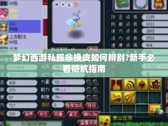 梦幻西游私服非换皮如何辨别?新手必看防坑指南 梦幻西游私服非换皮如何辨别?新手必看防坑指南