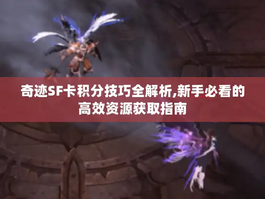 奇迹SF卡积分技巧全解析,新手必看的高效资源获取指南