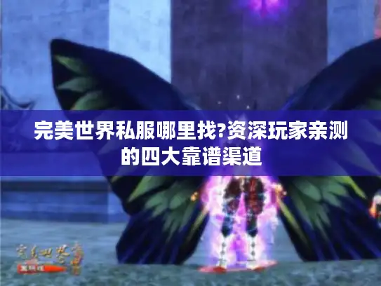 完美世界私服哪里找?资深玩家亲测的四大靠谱渠道