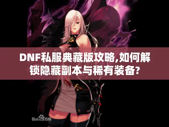 DNF私服典藏版攻略,如何解锁隐藏副本与稀有装备?